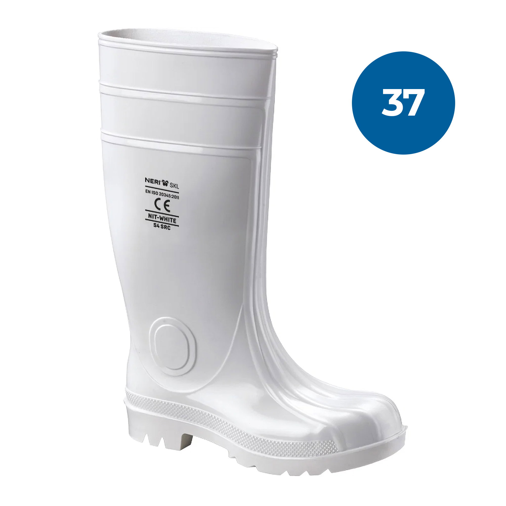 Gummistiefel, Stiefel, weiß, Knöchel bis Wadenhöhe, Gummischuh