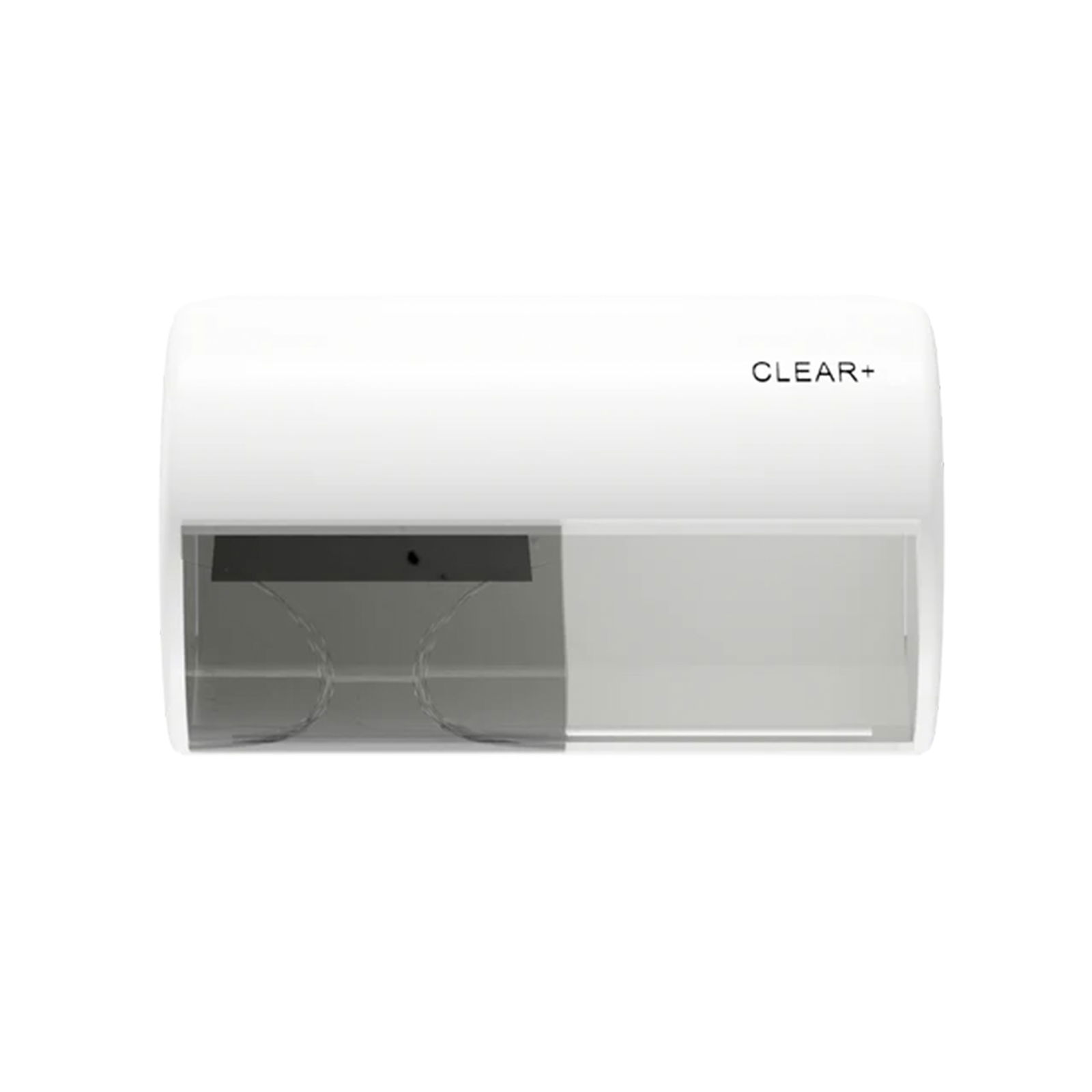 Clear+ 1701669 Toilettenpapierspender weiß