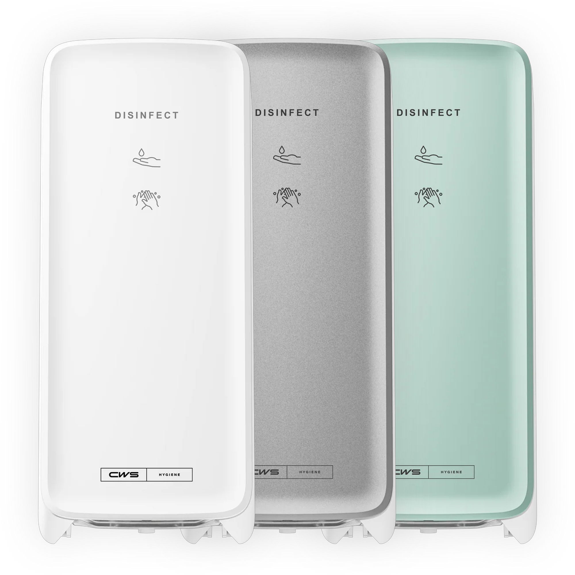 Desinfektionsmittelspender | 600 ml | Touchless | CWS PureLine Disinfect Gel Non Touch