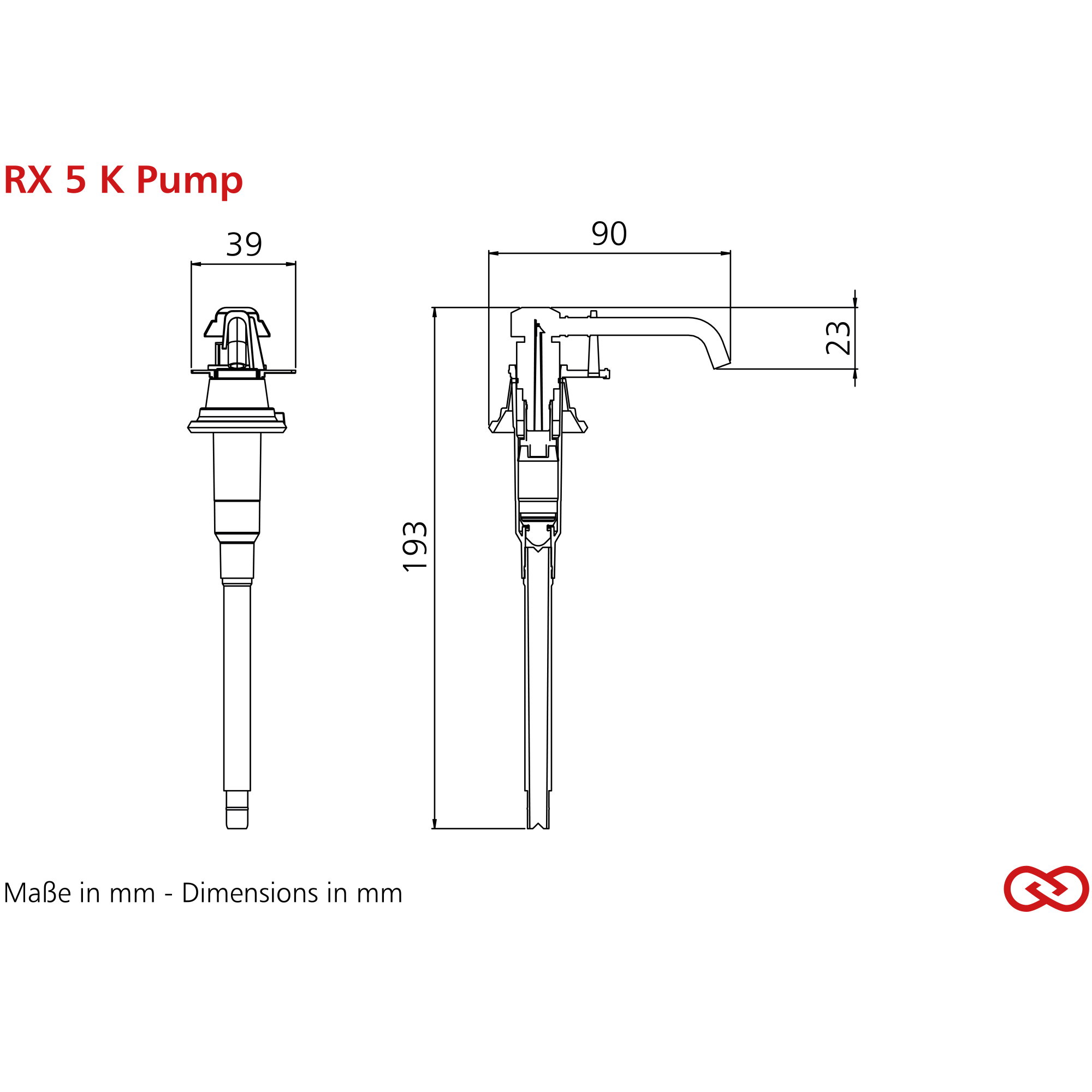 Pumpe, Spender, Spritzenpumpe, Rohrleitung, Konstruktionszeichnung