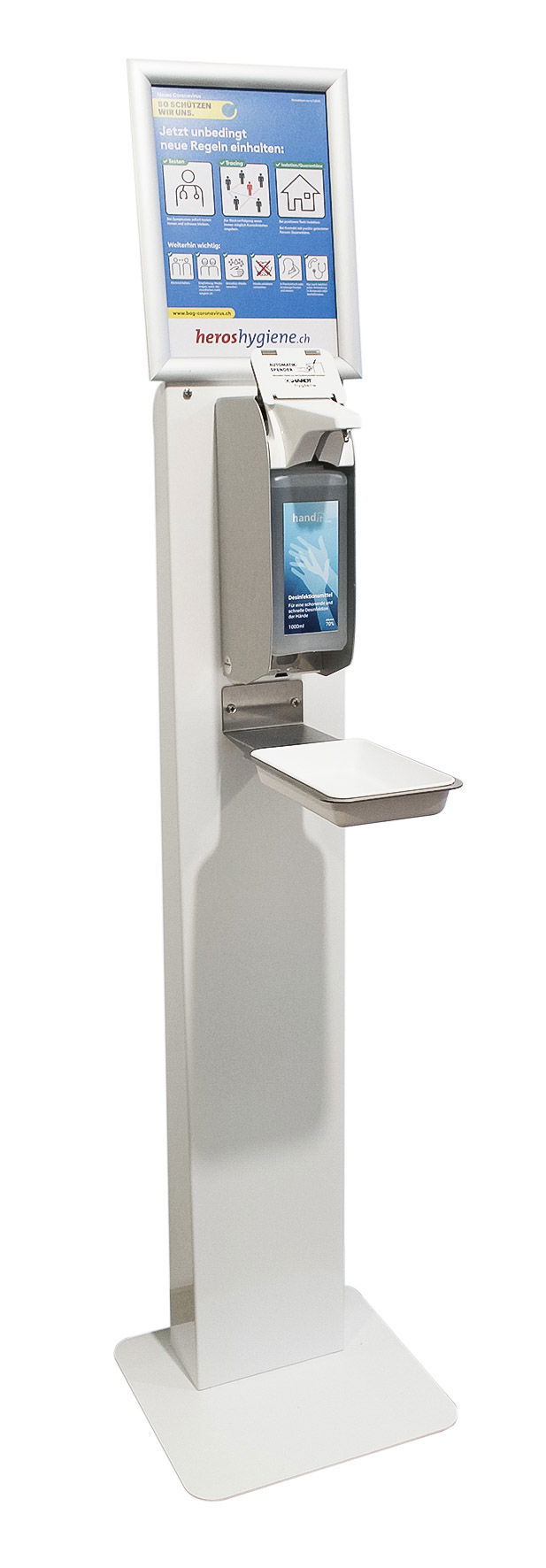 Desinfektionsspender mit Standfuss