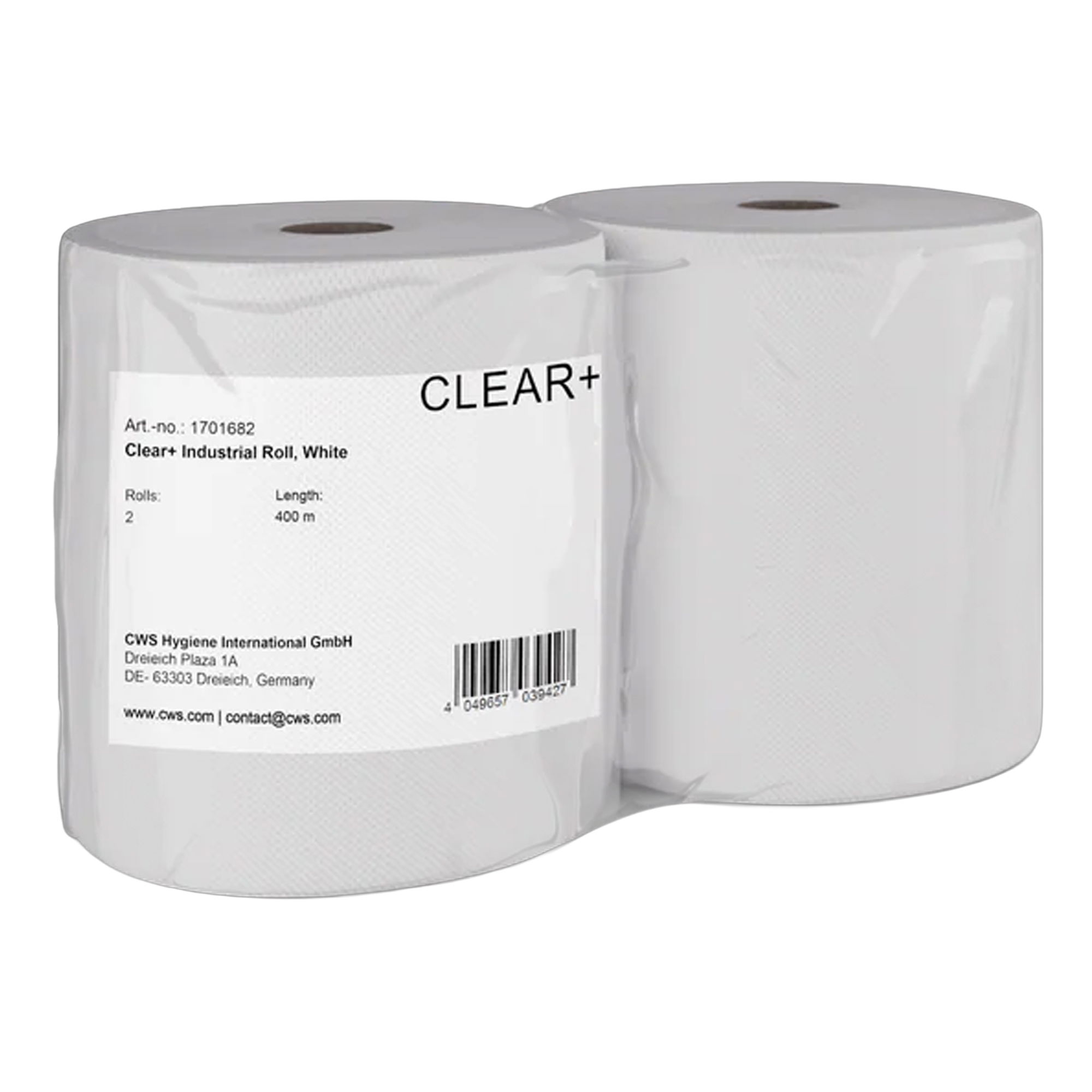 Industriewischtücher | 2-lagig | 1'140 Blatt | 400 m x 22 cm | Clear+