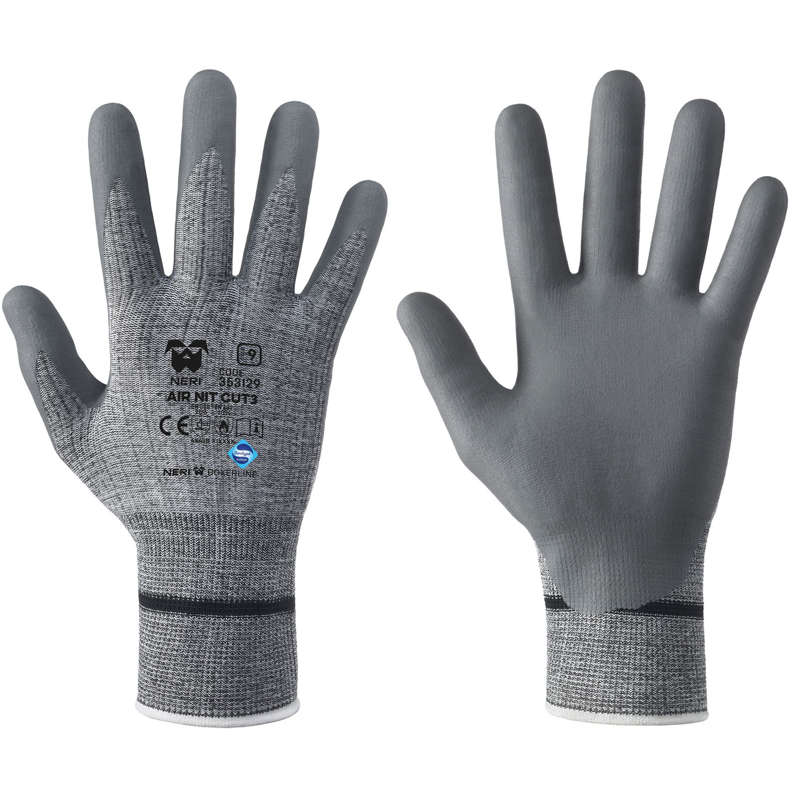 gants de protection mécanique | NERI AIR NIT CUT3 | 15 Gauge