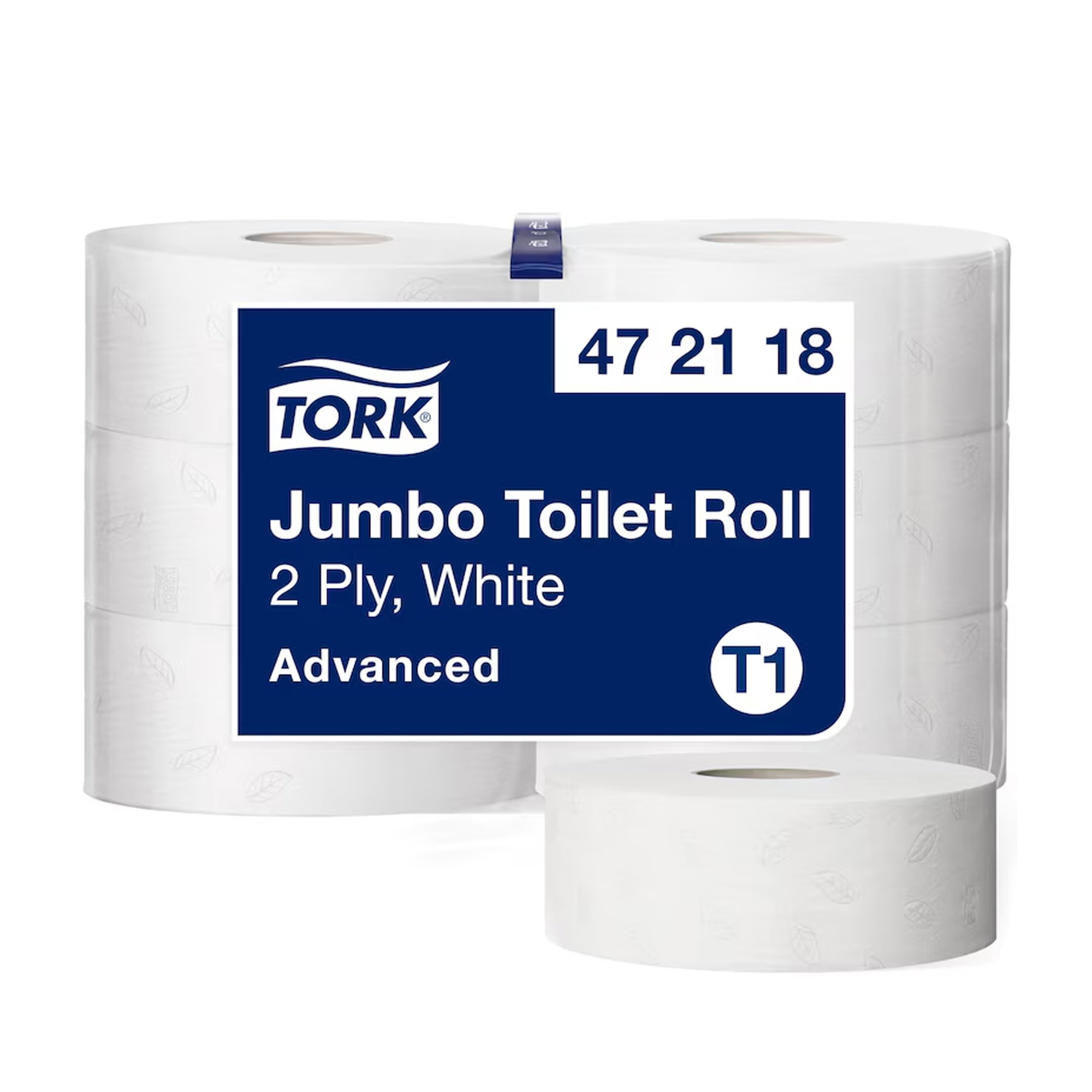 Toilettenpapier Jumborolle | 2-lagig | Recycling | 380 m | Tork 472118 T1