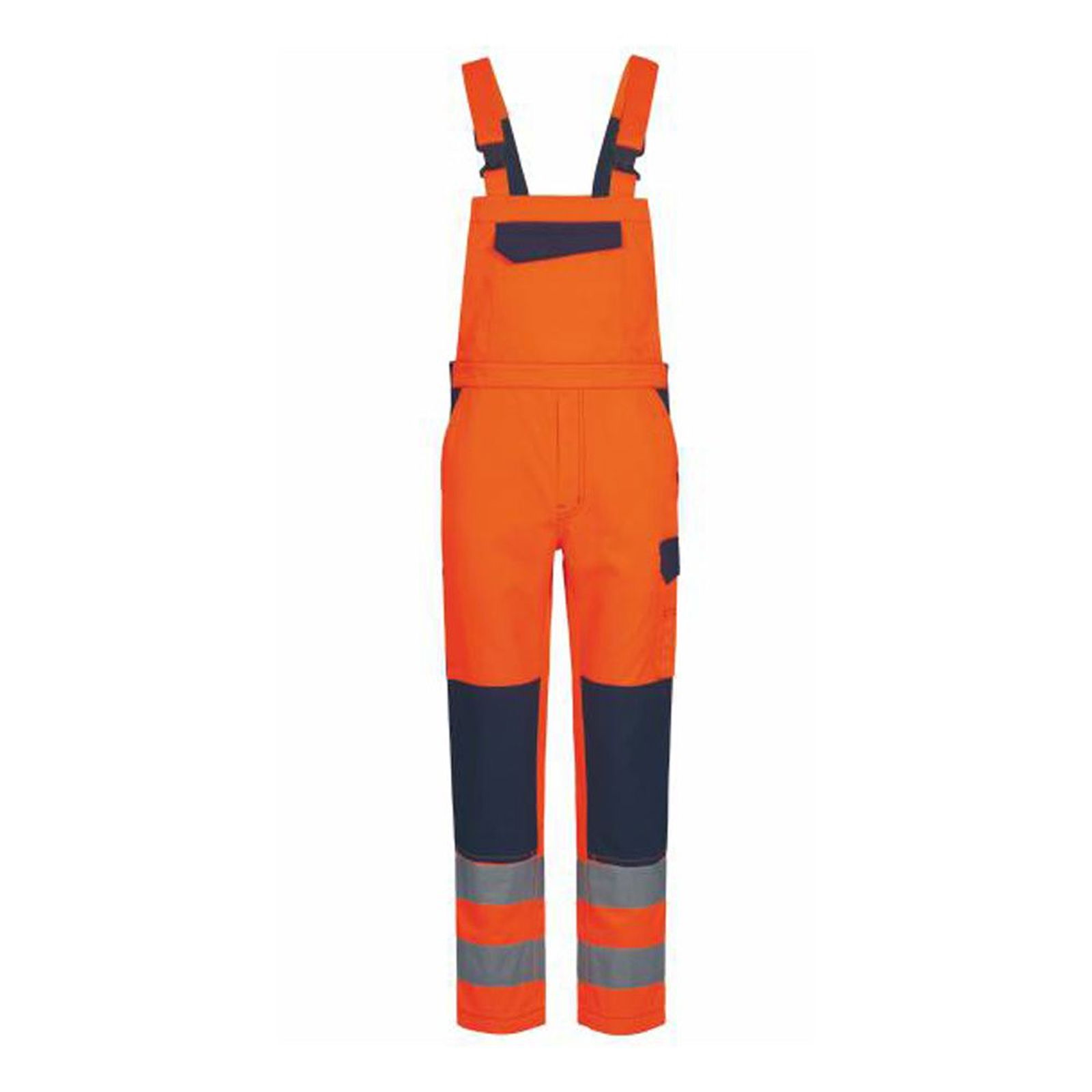 Warnschutzhose lang orange Latzhose Safestyle Bautzen 23725