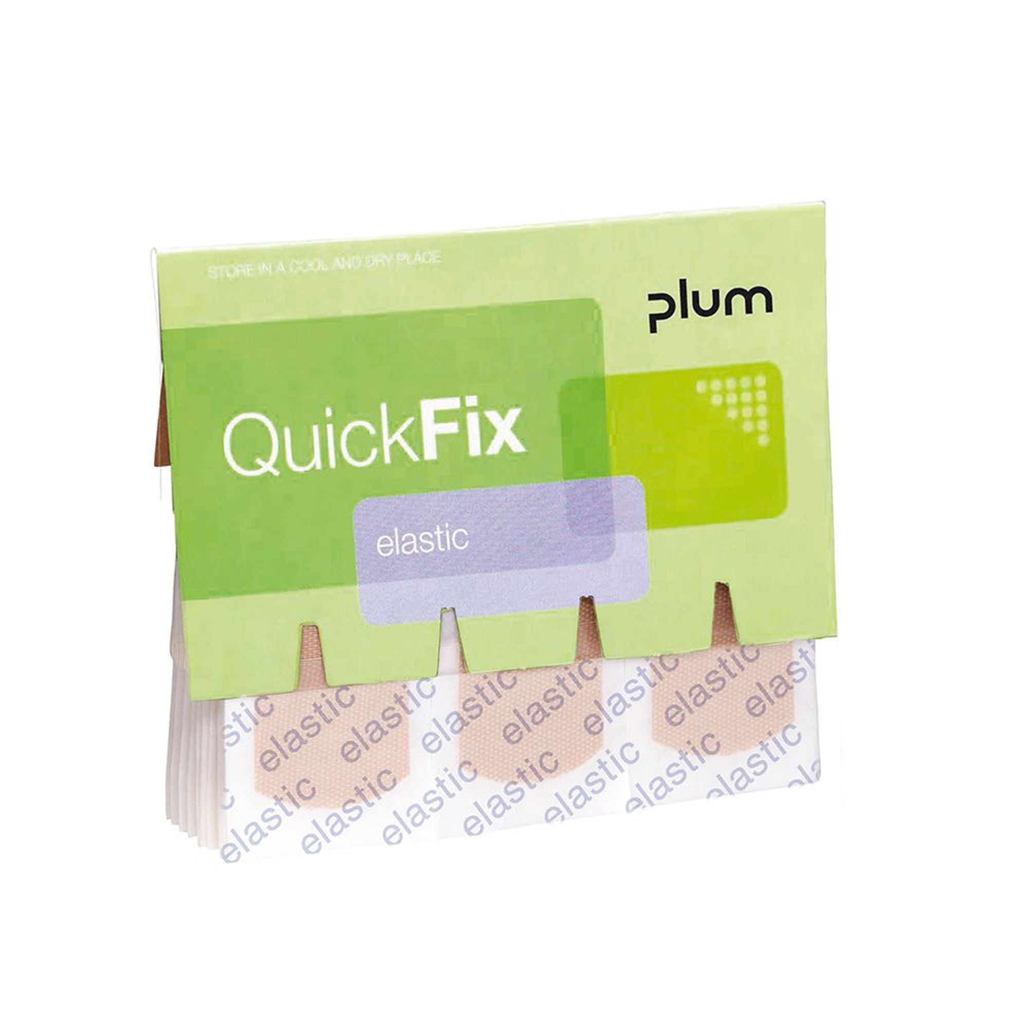 Textilpflaster | QuickFix Elastic Nachfüllset | Plum