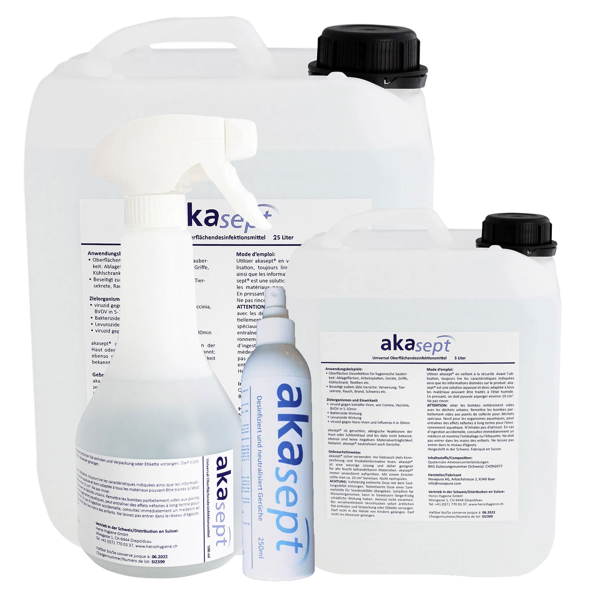 Flächendesinfektionsmittel | novapura akasept