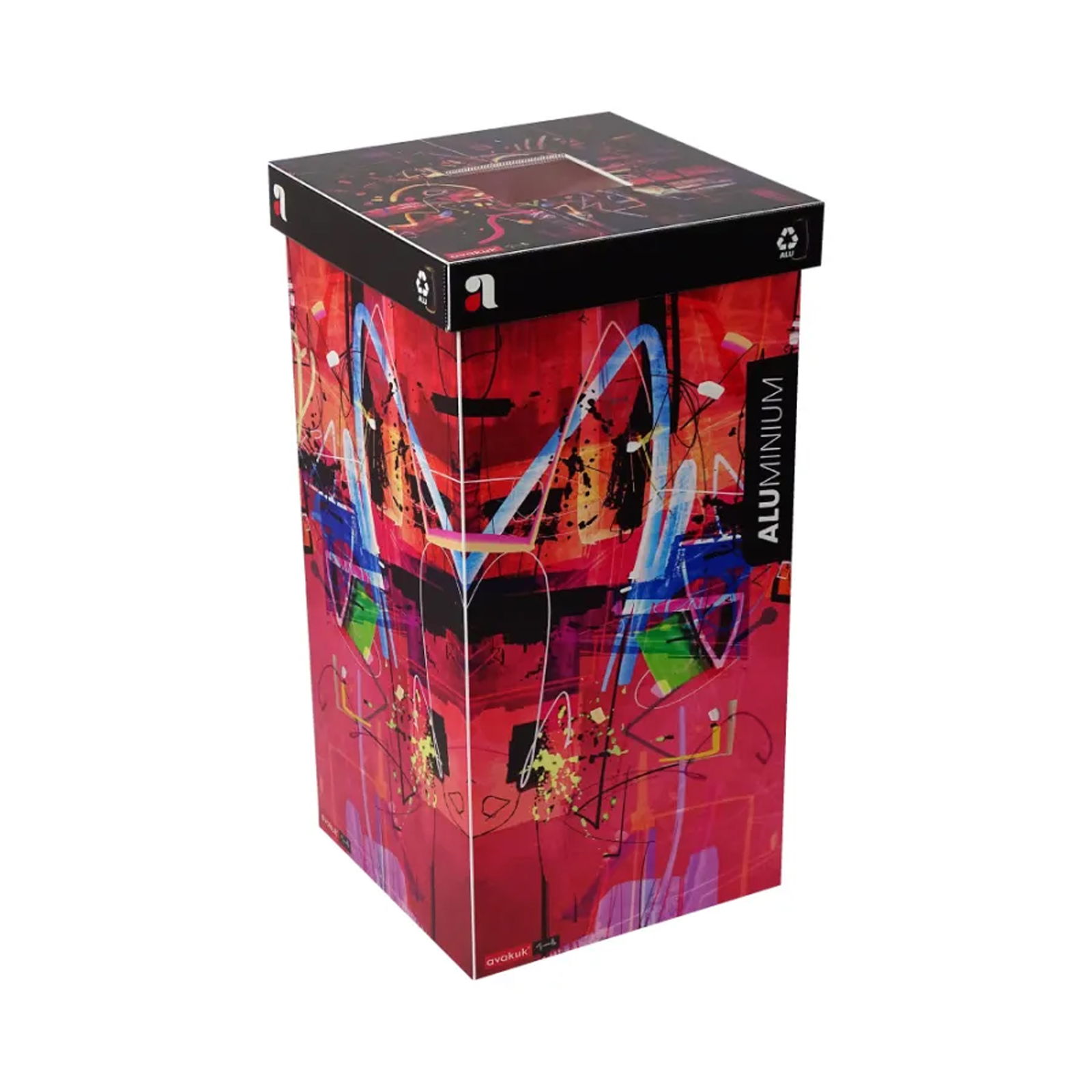 Contenitore per la raccolta differenziata | 85 l | Crimsonite