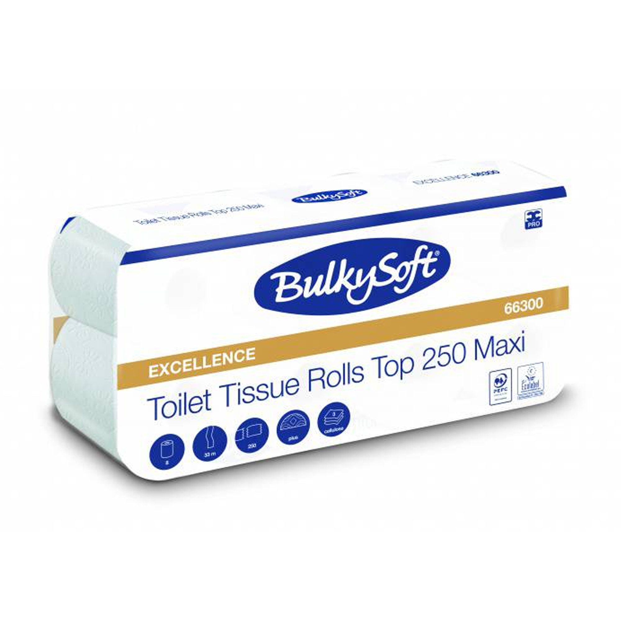 Toilette, Tissue, Rollen, Maxi, Packung