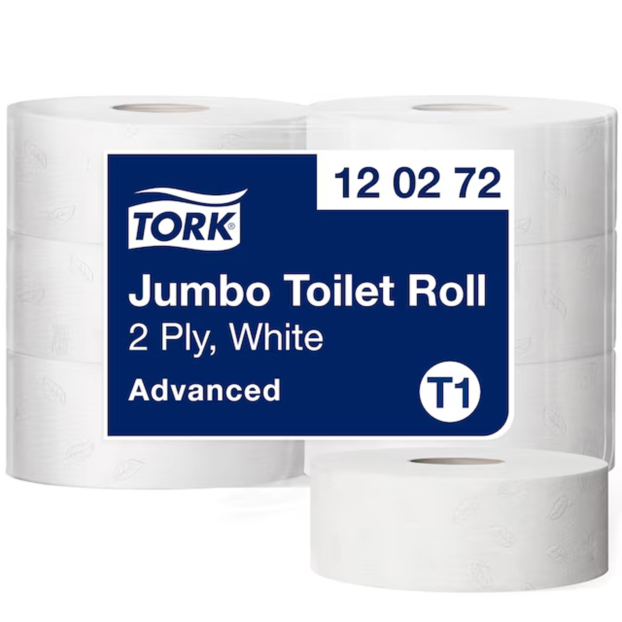 Toilettenpapier Jumborolle | 2-lagig | Recycling | 360 m | 1800 Blatt | Tork 120272 T1