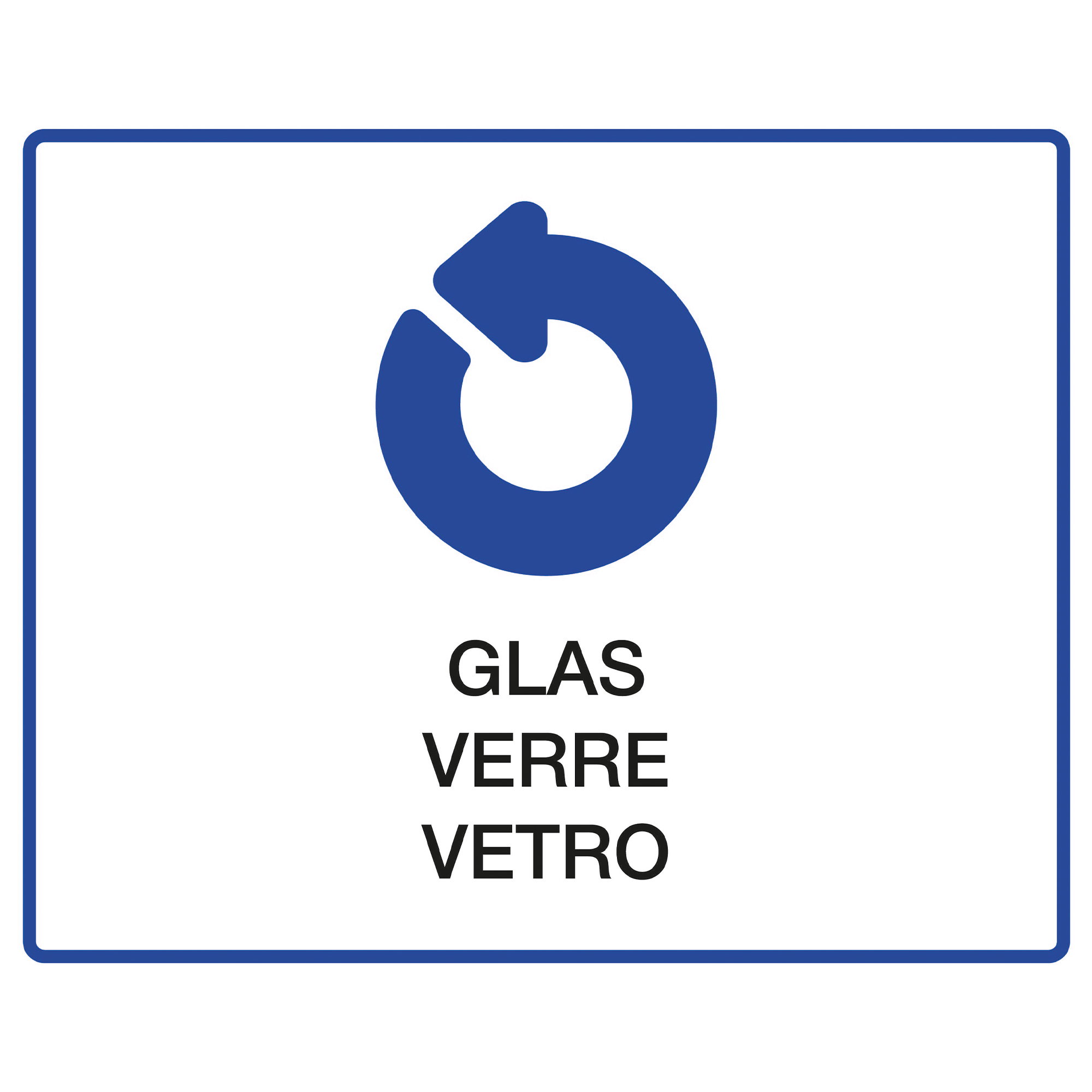 Adesivi per il riciclaggio | Vetro