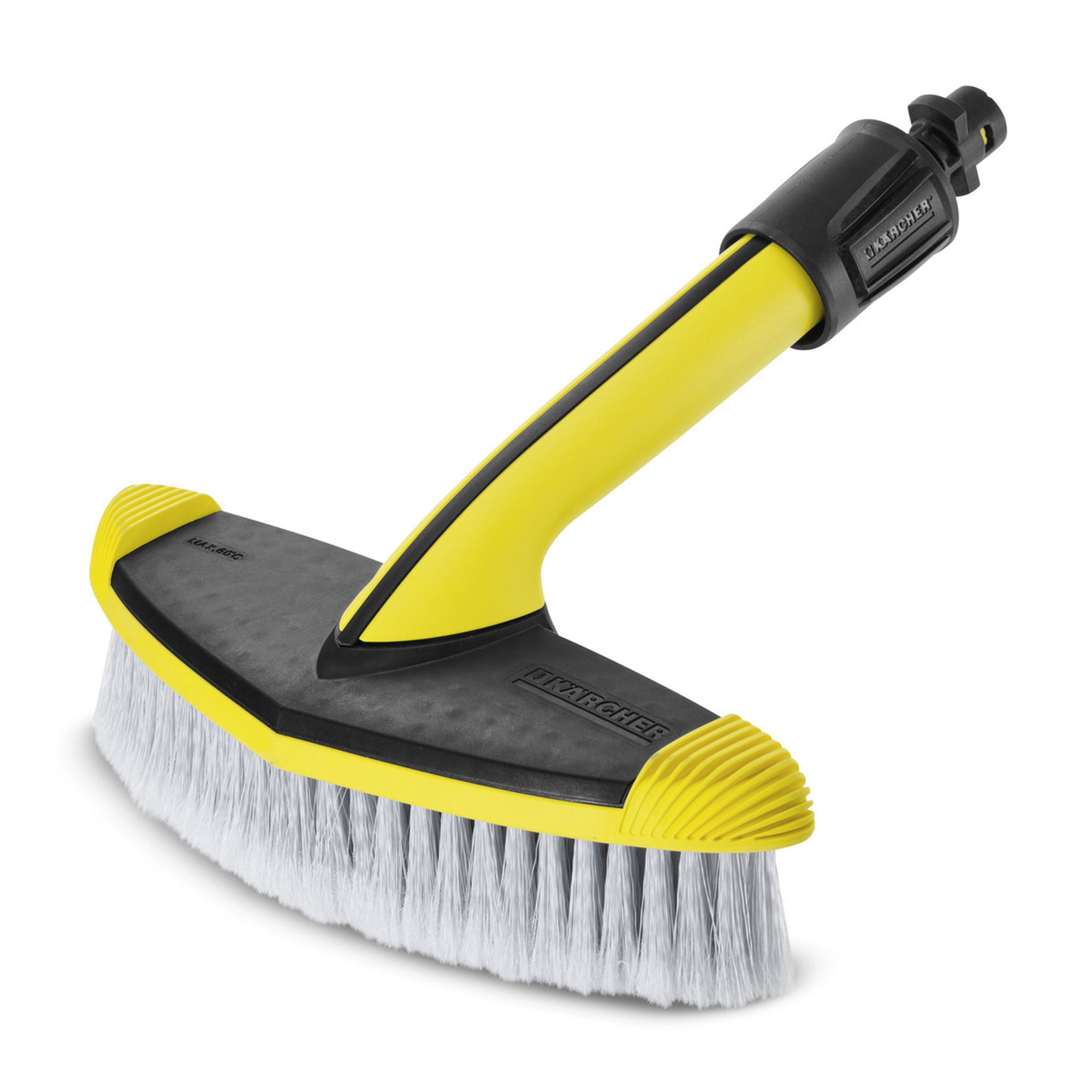 Schrubber, Besen, Stielbesen, Küchenputzwerkzeug, Gelb/Schwarz