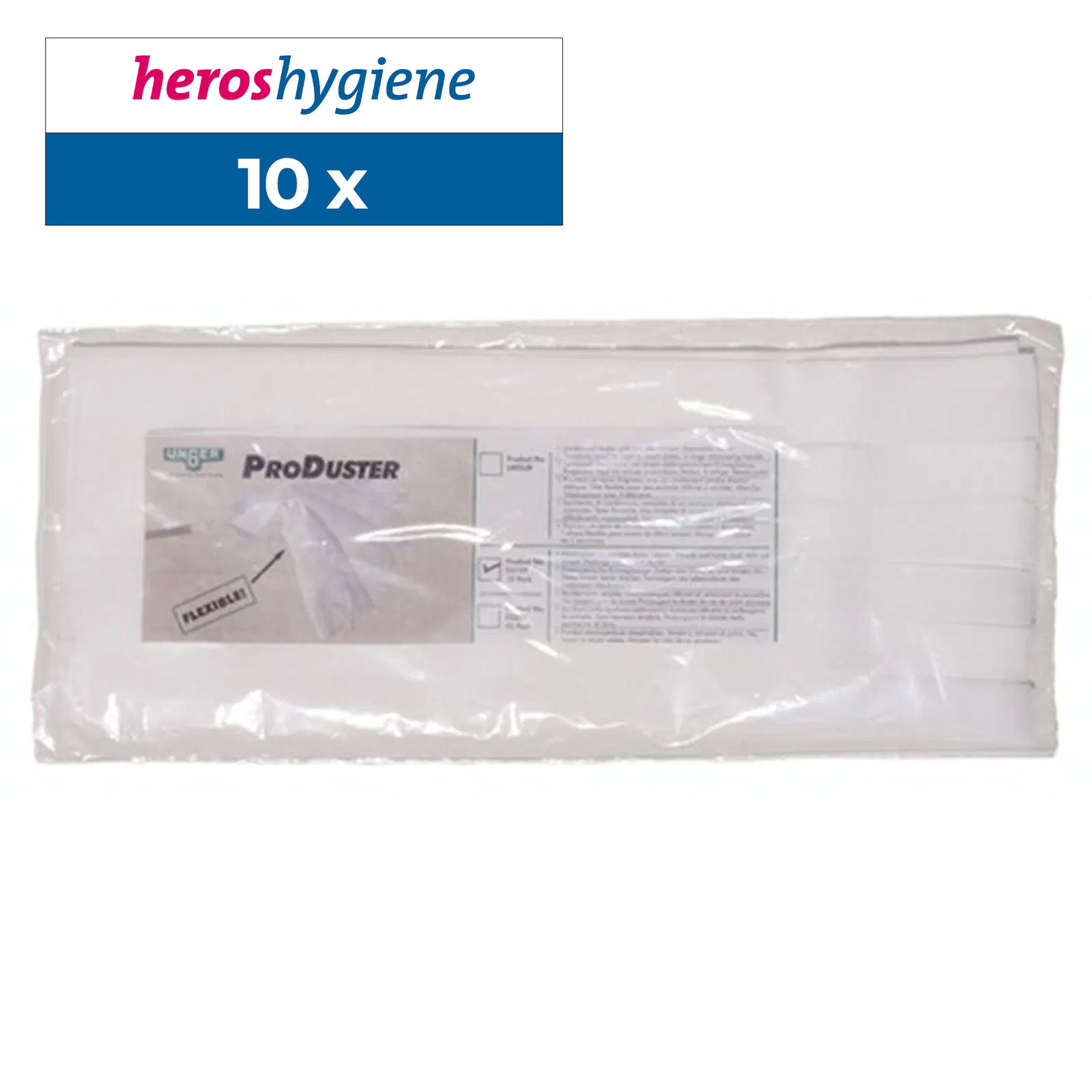 Unger StarDuster ProDuster Disposable replacement cover DS10Y 10 pieces