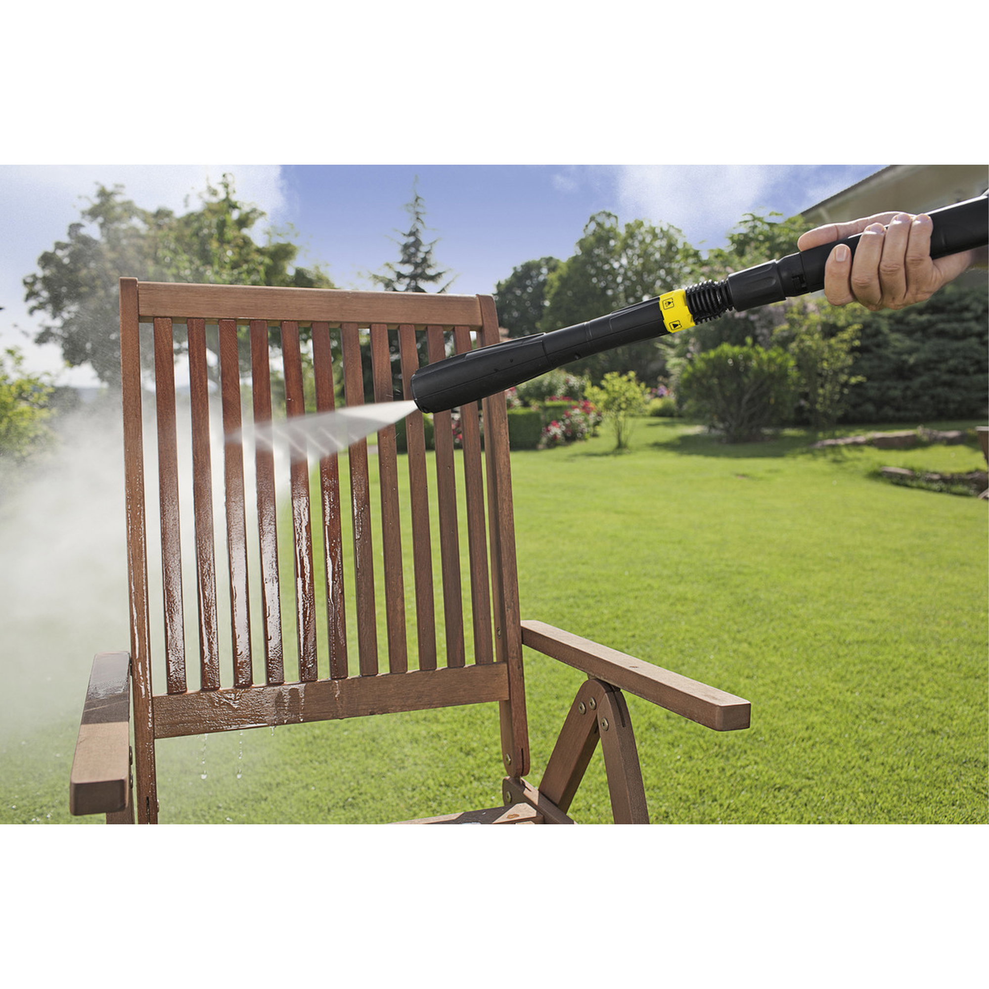 Hochdruckreiniger, Druckstrahl, Garten, Schaum, Wasserstrahl