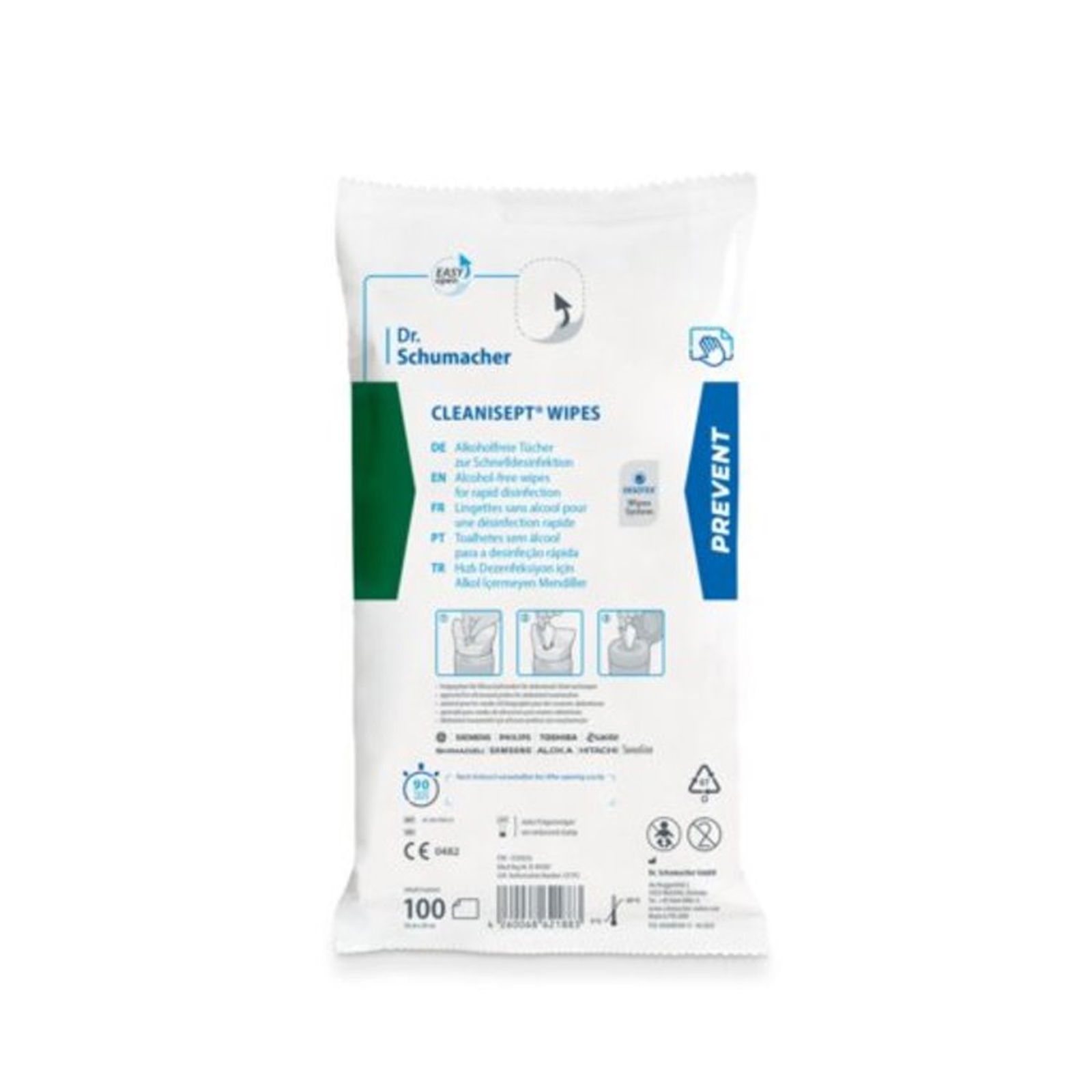 Disinfectant wipes | CLEANISEPT WIPES | Refill bag