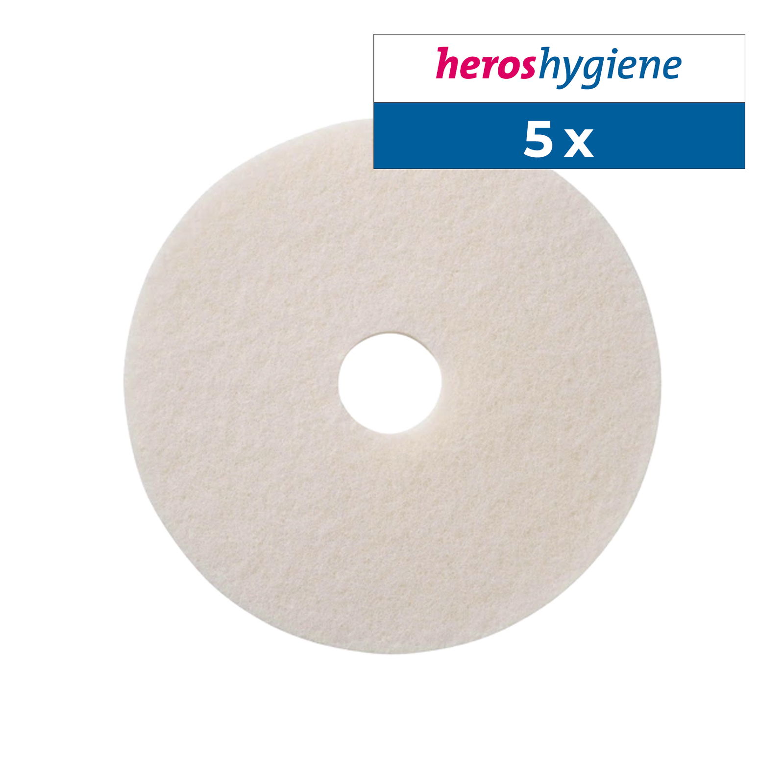 wecoline Sprüh- und Polierpad weiss