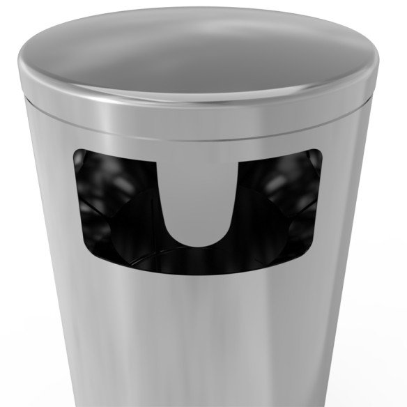 Litter reduction for HELVETIAbin and CleanCity waste garbage cans