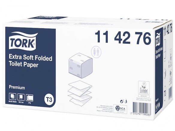 Toilettenpapier TORK Einzelblatt Premium
