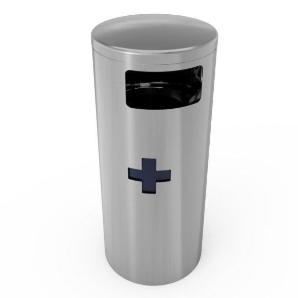 HELVETIAbin stainless steel waste garbage can 60l free-standing