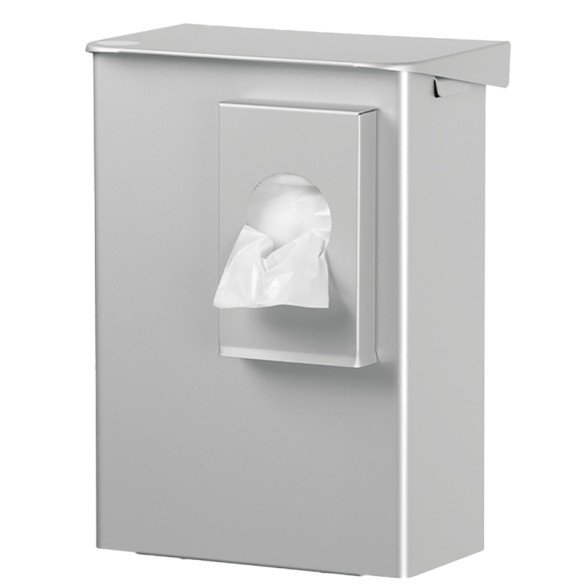 Hygiene waste box with hygiene bag dispenser 6l