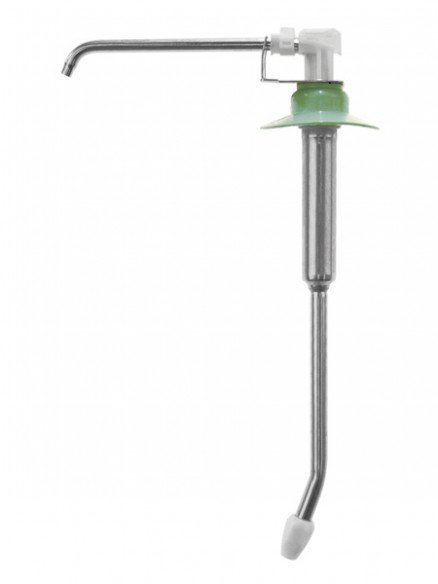 Stainless steel pump for manual disinfectant dispenser