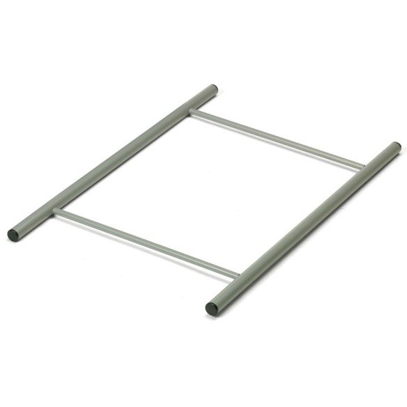 Holding frame for two storage trays