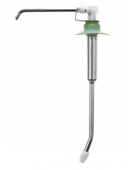 Stainless steel pump for touchless disinfectant dispenser