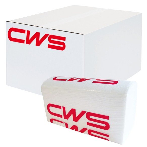 CWS Papierhandtücher W-Falz Comfort Zellstoff 2-lagig