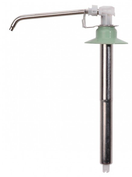 Stainless steel pump for manual disinfectant dispensers
