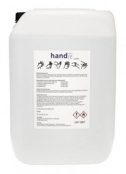 hand-it care Händedesinfektionsmittel 25l Kanister