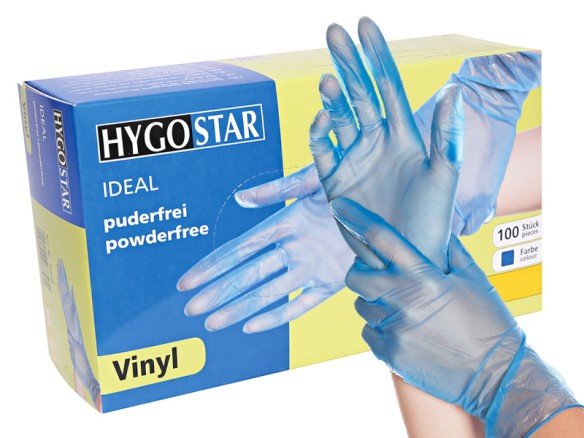 Vinyl disposable gloves Ideal powder free