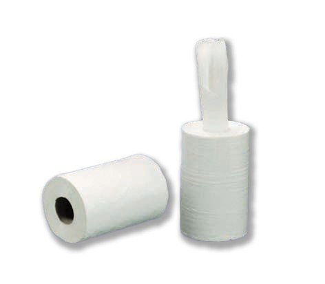 Mini cleaning roll 2-ply pulp