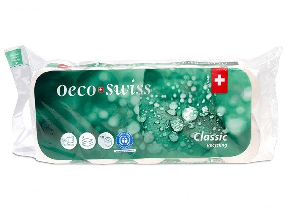 Toilettenpapier Oeco Swiss Classic Recycling 3-lagig