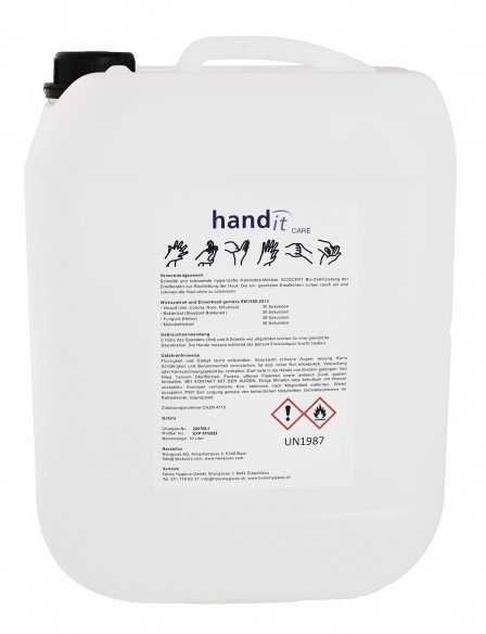 hand-it care Händedesinfektionsmittel 5l Kanister