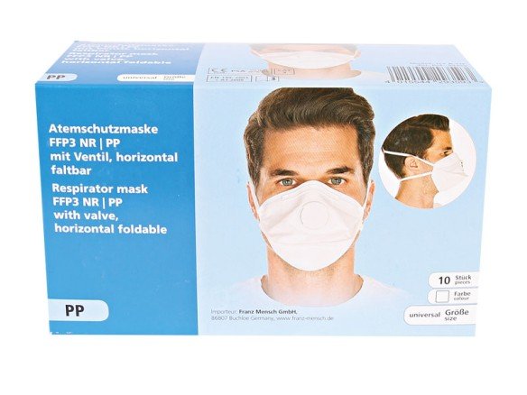 Atemschutzmasken FFP3 NR mit Ventil