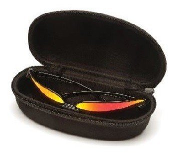 Protective eyewear accessories hard shell goggle case, black