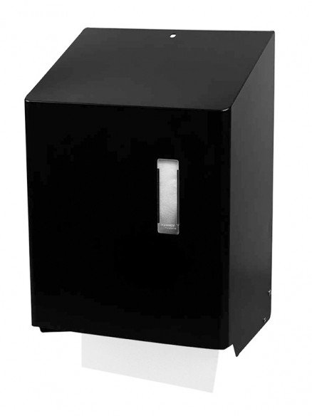 Rolls Paper Towel Dispenser Stainless Steel Midnight with Feed