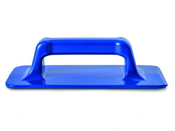 Handpad holder with handle, 23 x 10cm, blue