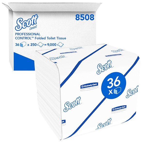 Scott Toilettenpapier 2-lagig weiss