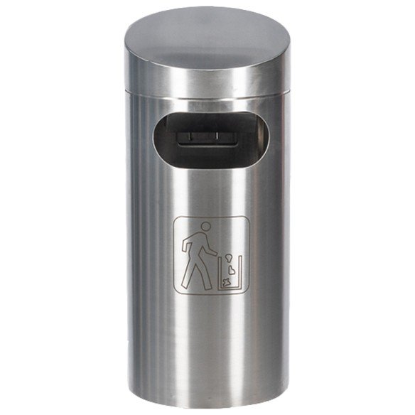 CleanCity waste garbage can stainless steel 35l hanging