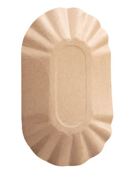Pommesschalen Kraftpapier oval