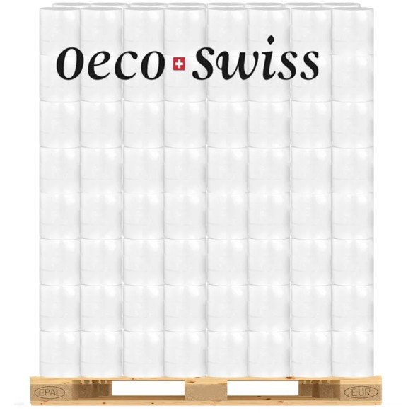 Toilettenpapier Oeco Swiss Jumborollen 2-lagig Palette