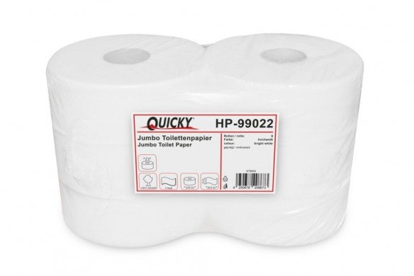 Quicky Jumbo Toilettenpapier Zellstoff