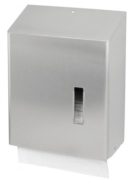 Paper towel dispenser stainless steel 500 - 600 sheets
