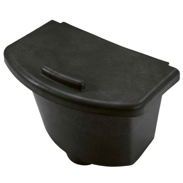 Waste garbage can 30-liter with lid