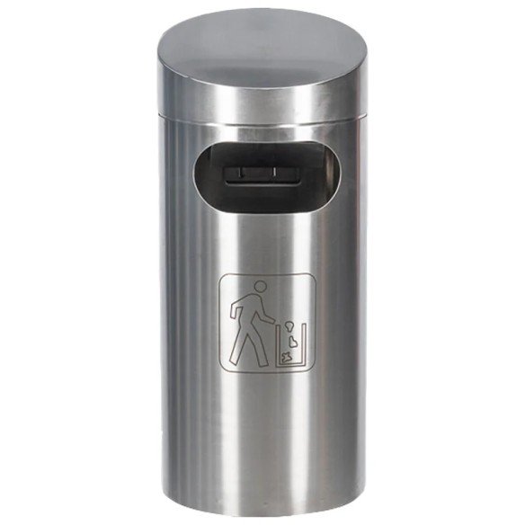 CleanCity waste garbage can stainless steel 60l hanging